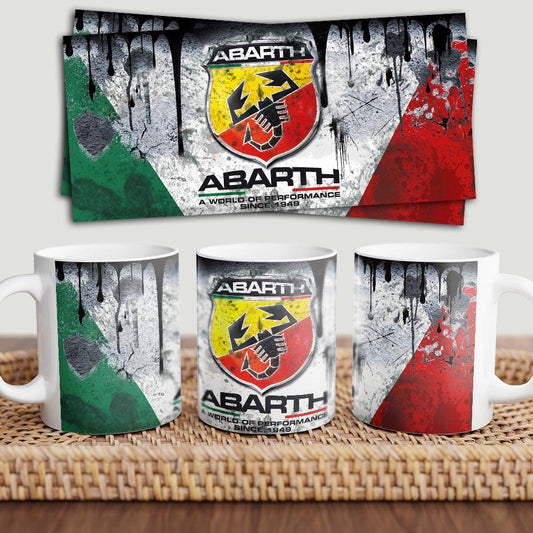 Abarth Keramisk Krus-Krus-Abarth-Garage Culture Shop- garage - man cave - merchandise