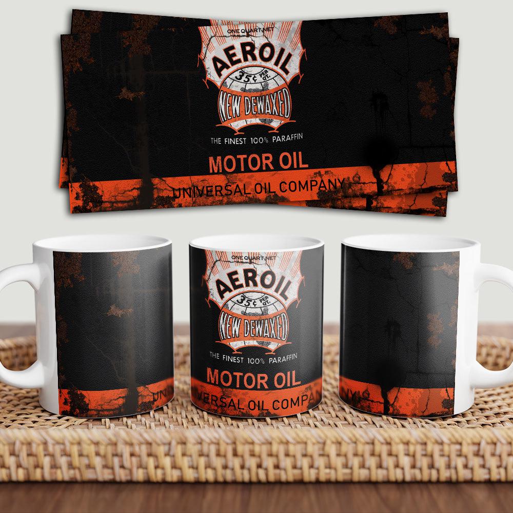 Aeroil Motorolie Keramisk Krus-Krus-Motorolie-Garage Culture Shop- garage - man cave - merchandise