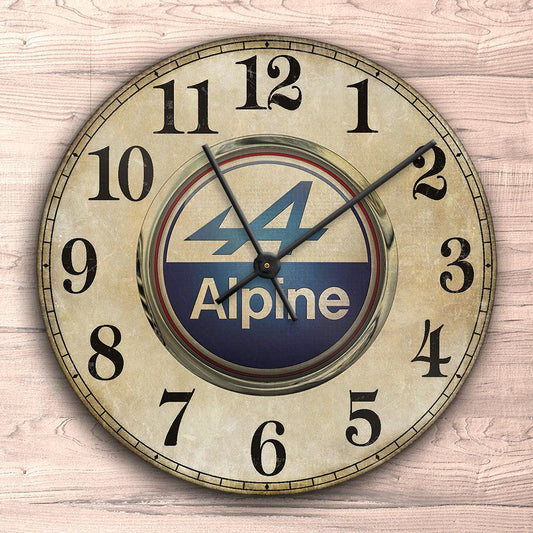 Alpine Vægur Rundt-Clock-Alpine-Garage Culture Shop- garage - man cave - merchandise