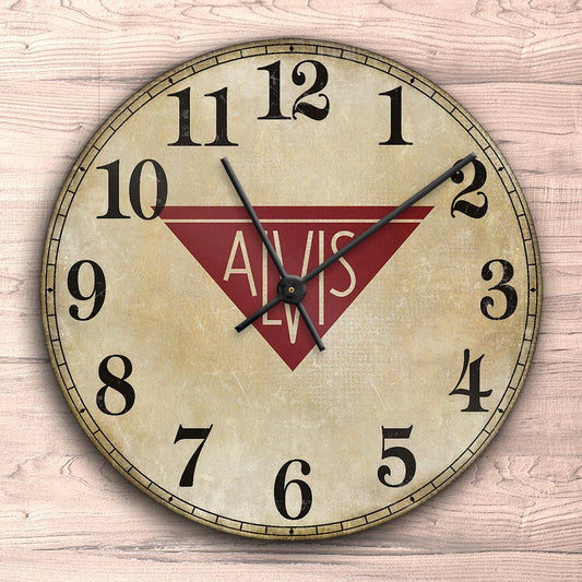 Alvis Vægur Rundt-Clock-Alvis-Garage Culture Shop- garage - man cave - merchandise