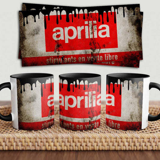 Aprilia "To Toner" Vintage Keramisk Krus-Krus-Aprilia-Garage Culture Shop- garage - man cave - merchandise