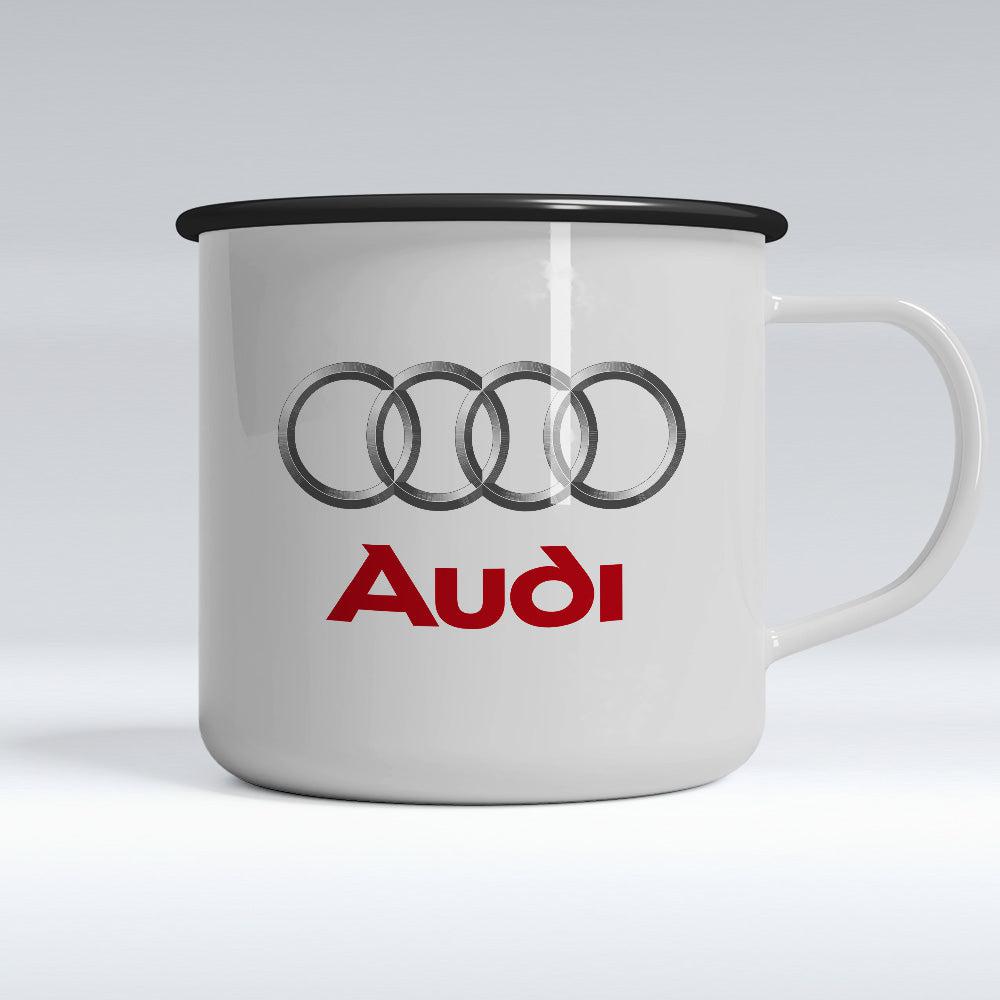 Audi Emaljekrus-Krus-Audi-Garage Culture Shop- garage - man cave - merchandise