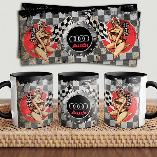 Audi "To Toner" Vintage Keramisk Krus-Krus-Audi-Garage Culture Shop- garage - man cave - merchandise