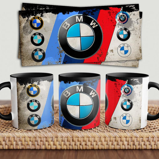 BMW "To Toner" Vintage Keramisk Krus-Krus-BMW-Garage Culture Shop- garage - man cave - merchandise