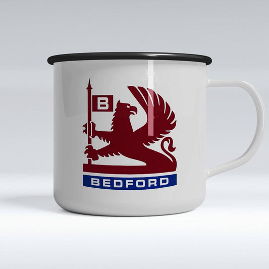 Bedford Emaljekrus-Krus-Bedford-Garage Culture Shop- garage - man cave - merchandise