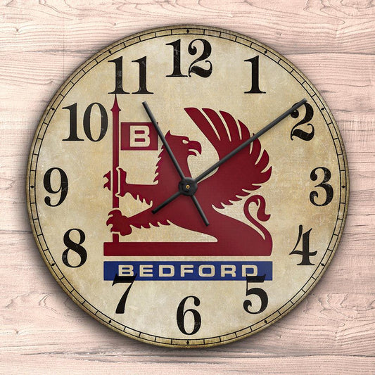 Bedford Vægur Rundt-Clock-Bedford-Garage Culture Shop- garage - man cave - merchandise