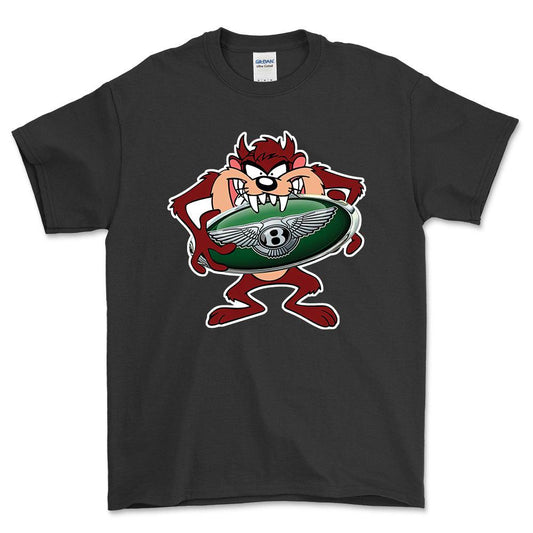 Bentley TAZ Unisex T-Shirt , Bomuld-Beklædning-Bentley-Sort-S-Forside-Garage Culture Shop- garage - man cave - merchandise