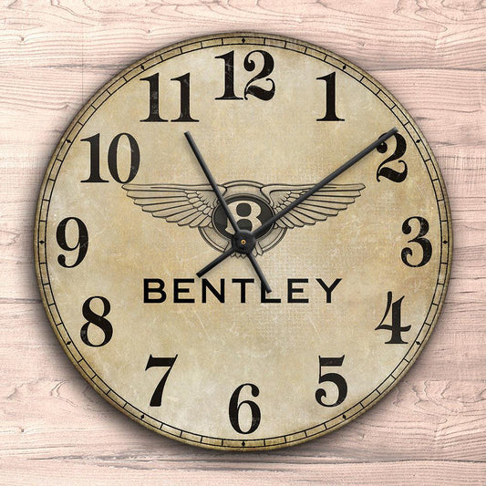 Bentley Vægur Rundt-Clock-Bentley-Garage Culture Shop- garage - man cave - merchandise