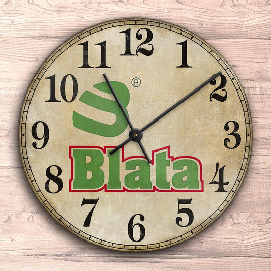 Blata Vægur Rundt-Clock-Blata-Garage Culture Shop- garage - man cave - merchandise