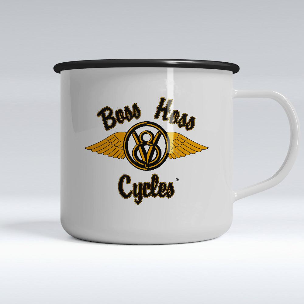 Boss Hoss Emaljekrus-Krus-Boss Hoss-Garage Culture Shop- garage - man cave - merchandise