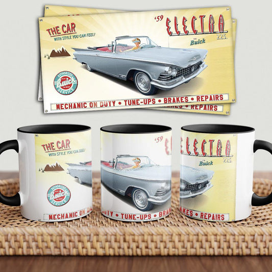 Buick Electra "To Toner" Vintage Keramisk Krus-Krus-Buick-Garage Culture Shop- garage - man cave - merchandise