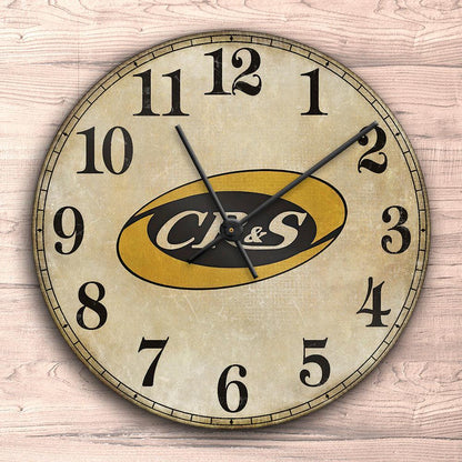 CR&S Vægur Rundt-Clock-CR&S-Garage Culture Shop- garage - man cave - merchandise