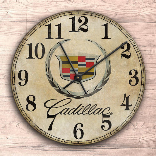 Cadillac Vægur Rundt-Clock-Cadillac-Garage Culture Shop- garage - man cave - merchandise