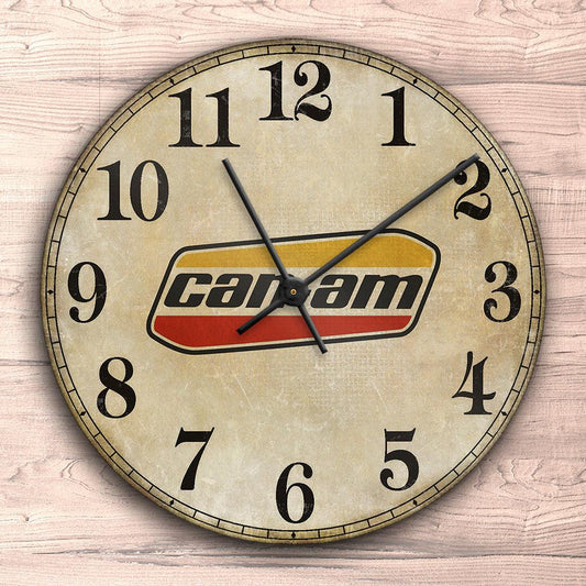 Can-Am Vægur Rundt-Clock-Can-Am-Garage Culture Shop- garage - man cave - merchandise