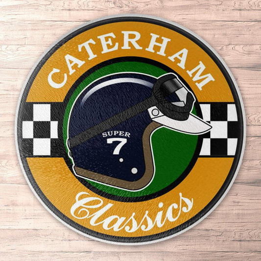 Caterham Classics Runde Skilte , Musemåtte Rundt , Kop Underlag, Underlagssæt-Runde Skilte-Caterham-Garage Culture Shop- garage - man cave - merchandise