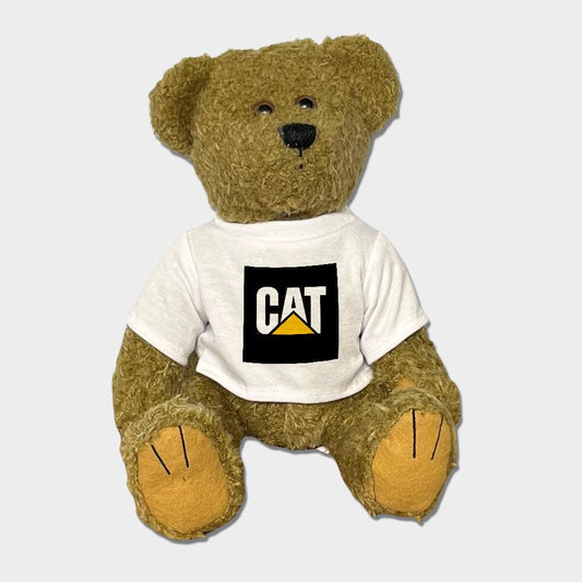 Caterpillar Plysdyr Bamse, Teddy Bear-Bamse-Caterpillar-Bamse-Garage Culture Shop- garage - man cave - merchandise