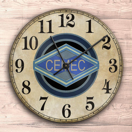 Cemec Vægur Rundt-Clock-Cemec-Garage Culture Shop- garage - man cave - merchandise