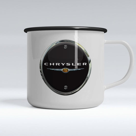 Chrysler Emaljekrus-Krus-Chrysler-Garage Culture Shop- garage - man cave - merchandise