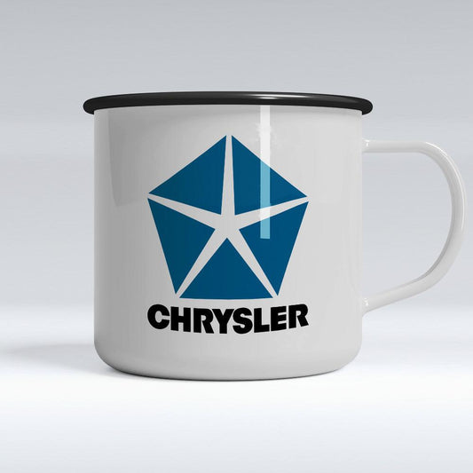 Chrysler Emaljekrus-Krus-Chrysler-Garage Culture Shop- garage - man cave - merchandise