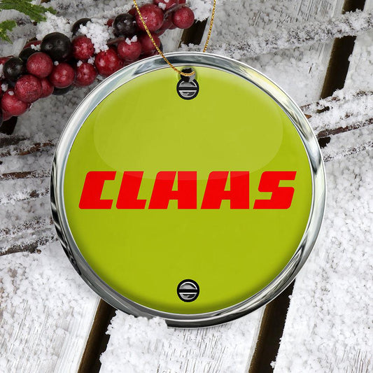 Claas Keramisk Juleornament-Julekugle-Claas-Garage Culture Shop- garage - man cave - merchandise