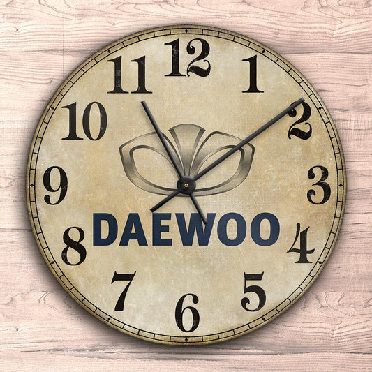 Daewoo Vægur Rundt-Clock-Daewoo-Garage Culture Shop- garage - man cave - merchandise