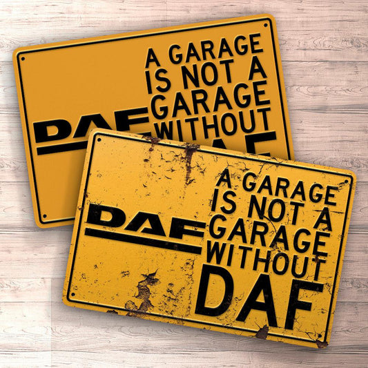 Daf A Garage Is Not A Garage Without Daf Skilte, Musemåtte, Dørmåtte-Skilte-DAF-Garage Culture Shop- garage - man cave - merchandise