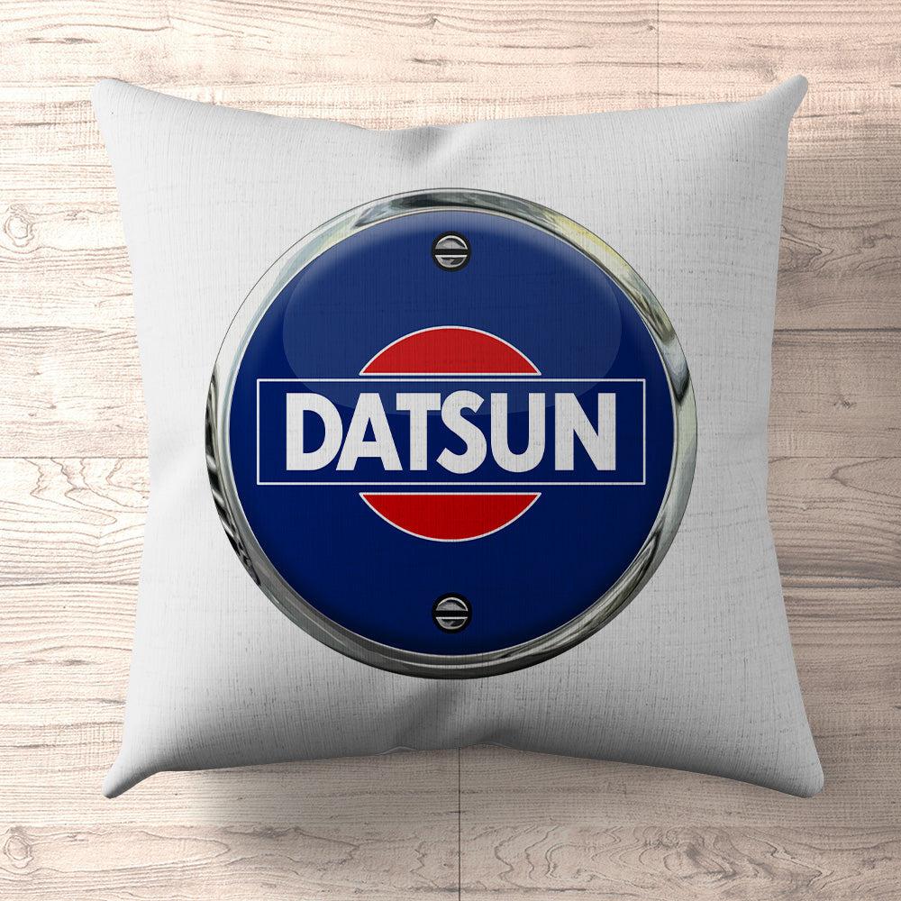 Datsun Pude-Pillow-Datsun-Garage Culture Shop- garage - man cave - merchandise