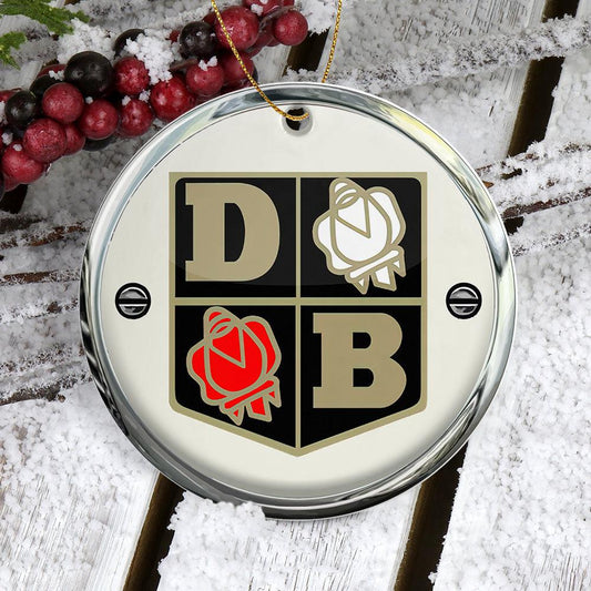 David Brown Keramisk Juleornament-Julekugle-David Brown-Garage Culture Shop- garage - man cave - merchandise