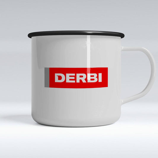 Derbi Emaljekrus-Krus-Derbi-Garage Culture Shop- garage - man cave - merchandise