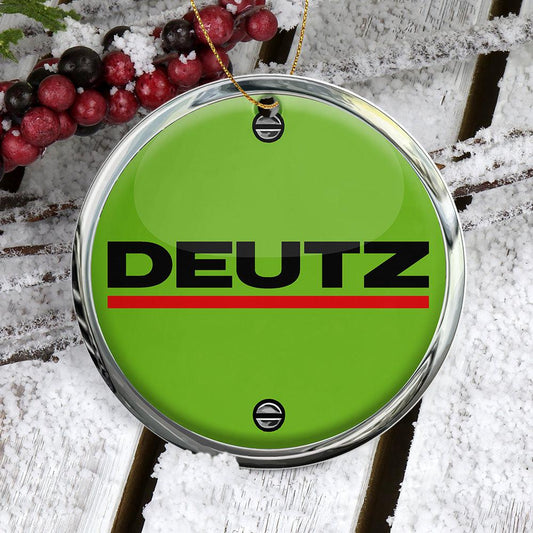 Deutz Keramisk Juleornament-Julekugle-Deutz-Garage Culture Shop- garage - man cave - merchandise