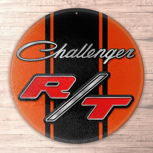 Dodge Challenger Rt 1970 - 1974 Runde Skilte , Musemåtte Rundt , Kop Underlag, Underlagssæt-Runde Skilte-Dodge-Garage Culture Shop- garage - man cave - merchandise