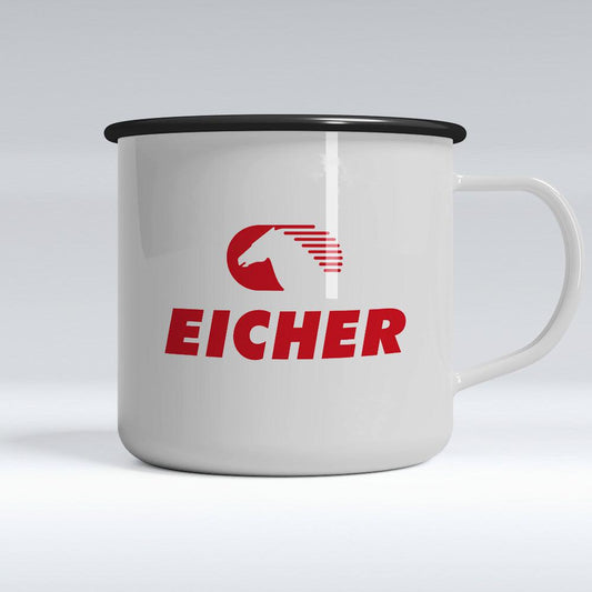 Eisher Emaljekrus-Krus-Eicher-Garage Culture Shop- garage - man cave - merchandise