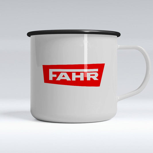 Fahr Emaljekrus-Krus-Fahr-Garage Culture Shop- garage - man cave - merchandise