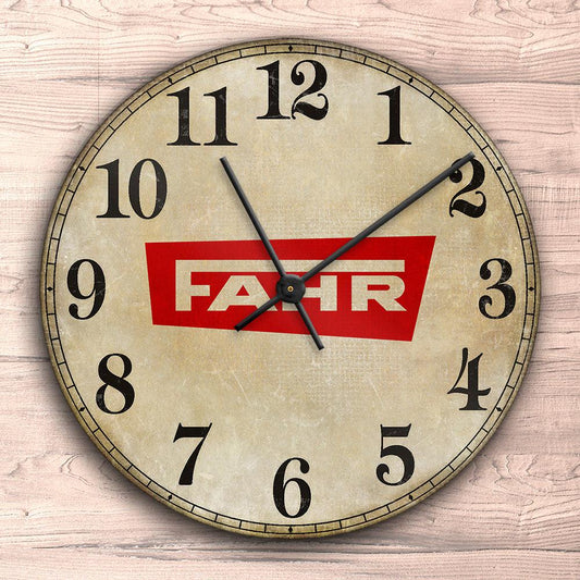 Fahr Vægur Rundt-Clock-Fahr-Garage Culture Shop- garage - man cave - merchandise