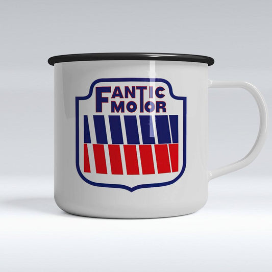 Fantic Motor Emaljekrus-Krus-Fantic-Garage Culture Shop- garage - man cave - merchandise