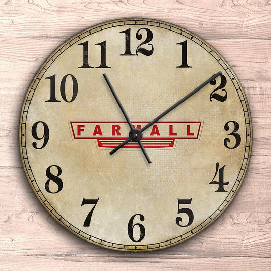 Farmall Vægur Rundt-Clock-Farmall-Garage Culture Shop- garage - man cave - merchandise