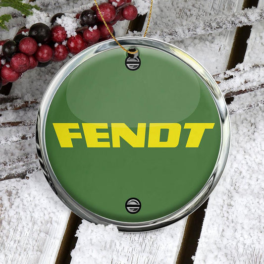 Fendt Keramisk Juleornament-Julekugle-Fendt-Garage Culture Shop- garage - man cave - merchandise