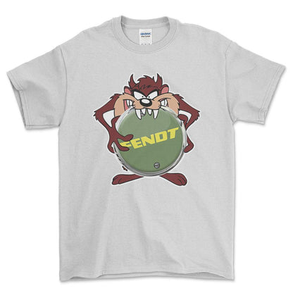 Fendt TAZ Unisex T-Shirt , Bomuld-Beklædning-Fendt-Hvid-S-Forside-Garage Culture Shop- garage - man cave - merchandise