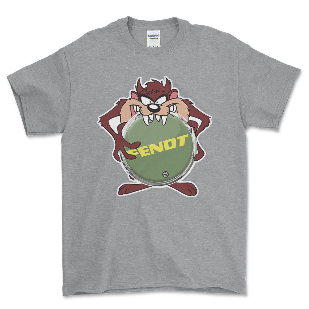 Fendt TAZ Unisex T-Shirt , Bomuld-Beklædning-Fendt-Grå Sport-S-Forside-Garage Culture Shop- garage - man cave - merchandise