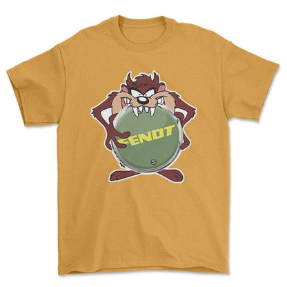 Fendt TAZ Unisex T-Shirt , Bomuld-Beklædning-Fendt-Guld-S-Forside-Garage Culture Shop- garage - man cave - merchandise