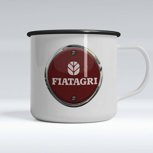 Fiatagri Emaljekrus-Krus-Fiatagri-Garage Culture Shop- garage - man cave - merchandise