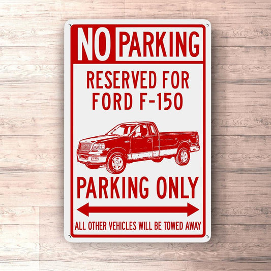 Ford F-150 Parking Only Skilte, Musemåtte, Dørmåtte-Parking skilte-Ford-Garage Culture Shop- garage - man cave - merchandise