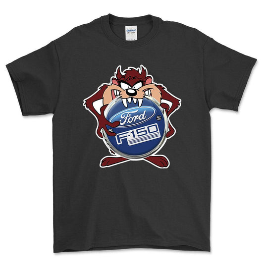 Ford F150 TAZ Unisex T-Shirt , Bomuld-Beklædning-Ford-Sort-S-Forside-Garage Culture Shop- garage - man cave - merchandise