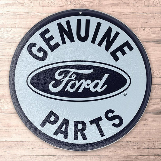 Ford Genuine Ford Parts Runde Skilte , Musemåtte Rundt , Kop Underlag, Underlagssæt-Runde Skilte-Ford-Garage Culture Shop- garage - man cave - merchandise