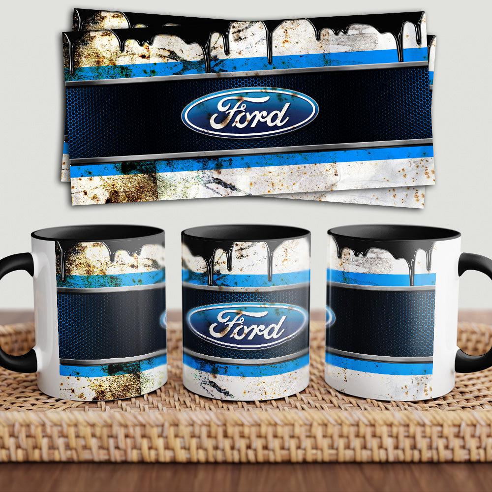 Ford "To Toner" Vintage Keramisk Krus-Krus-Ford-Garage Culture Shop- garage - man cave - merchandise