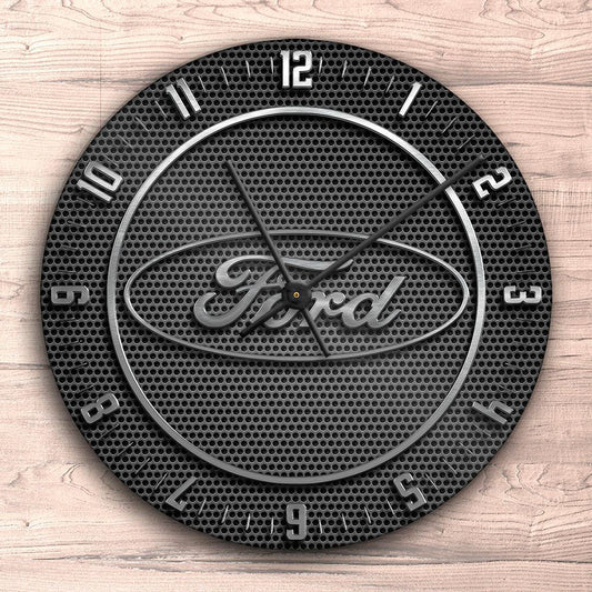 Ford Vægur Rundt-Clock-Ford-Garage Culture Shop- garage - man cave - merchandise