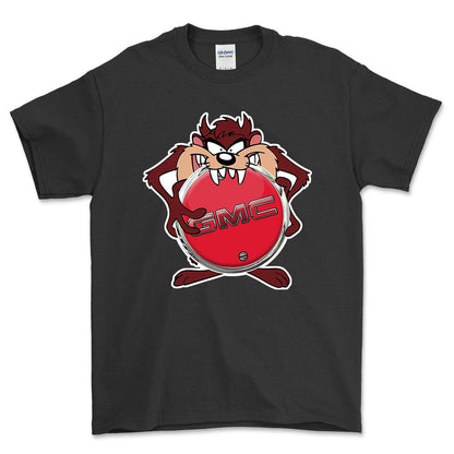 GMC TAZ Unisex T-Shirt , Bomuld-Beklædning-GMC-Sort-S-Forside-Garage Culture Shop- garage - man cave - merchandise