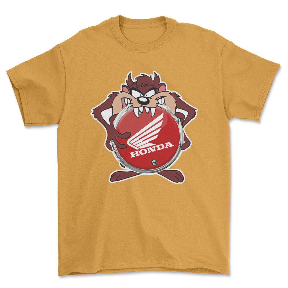 Honda TAZ Unisex T-Shirt , Bomuld-Beklædning-Honda-Guld-S-Forside-Garage Culture Shop- garage - man cave - merchandise