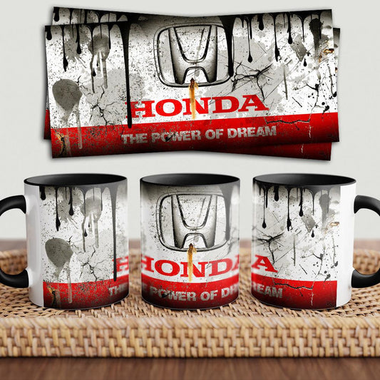 Honda "To Toner" Vintage Keramisk Krus-Krus-Honda-Garage Culture Shop- garage - man cave - merchandise