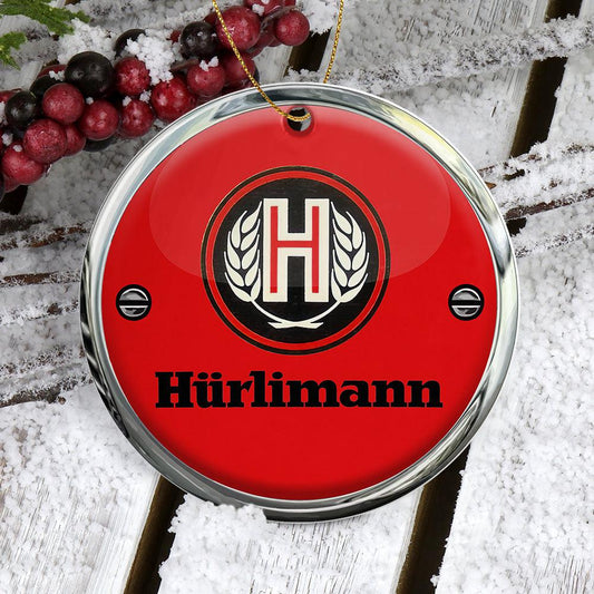 Hurlimann Keramisk Juleornament-Julekugle-Hürlimann-Garage Culture Shop- garage - man cave - merchandise